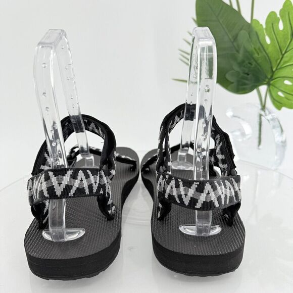 Teva Mens Original Universal Sandal Size 13 Black Gray Nylon Adjustable - Picture 12 of 16